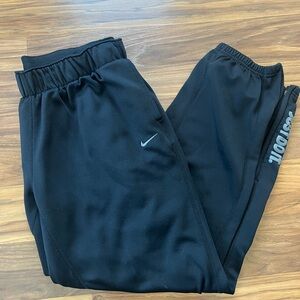 Nike Black Joggers with Swoosh